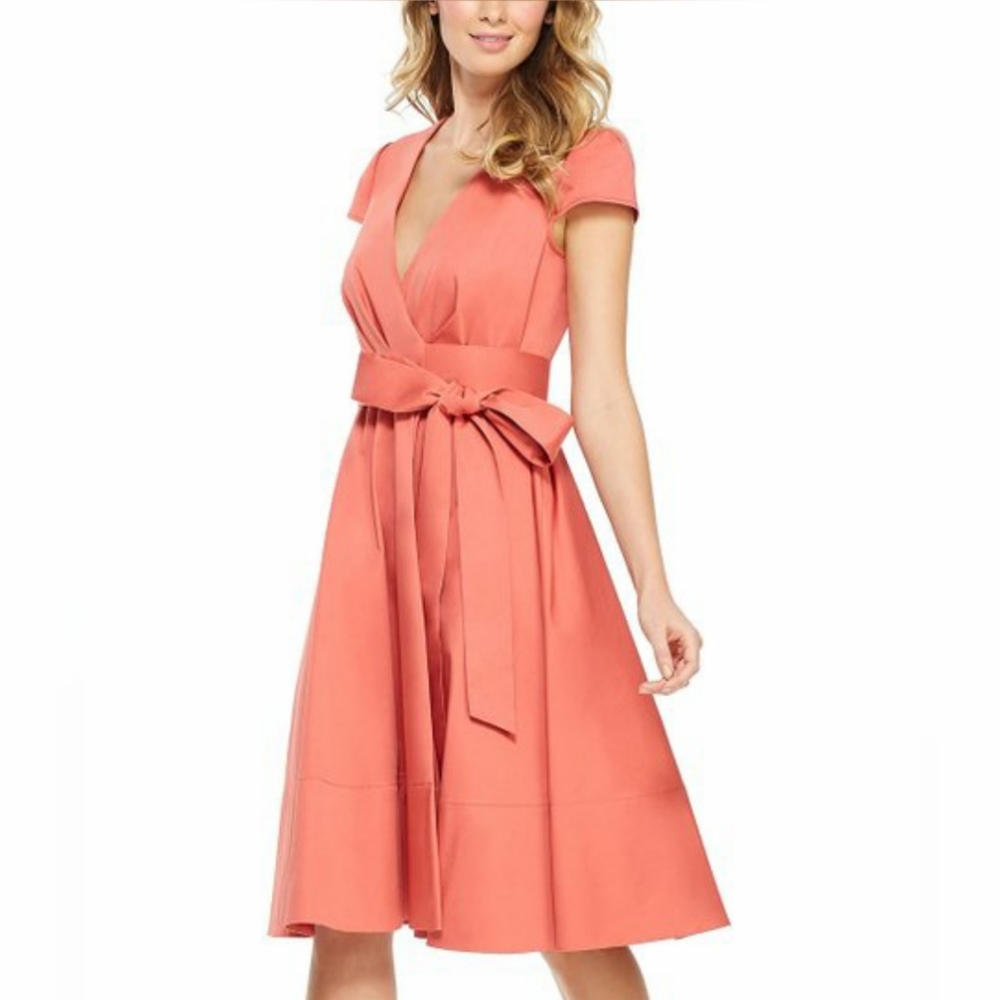 Gal Meets Glam Addison Desert Rose Wrap Dress